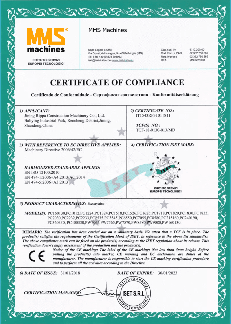 MMS Certificate